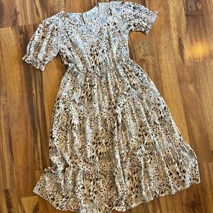 Nursing Dress! Juno jacks cotton midi dress